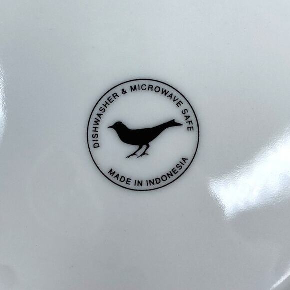 Anthropologie Salad Dessert Plates Floral Design Yellow 8" Set of 4 - Picture 6 of 9